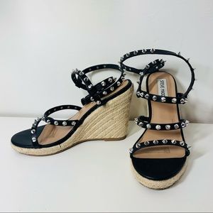 Spike Steve Madden high heel wedges